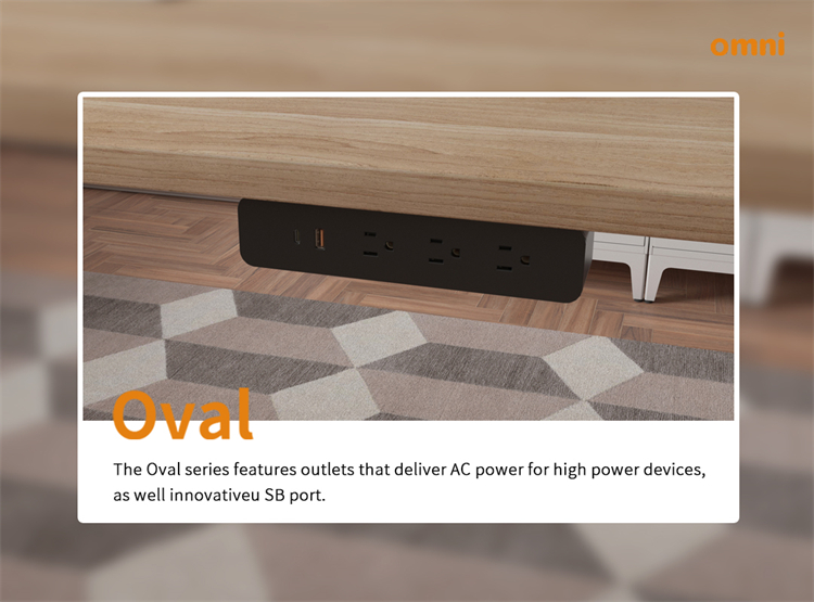 Omni power strip helps to solve the space limitations