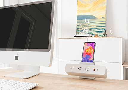 Desktop Outlets are Ideal for Hot Desking Environments